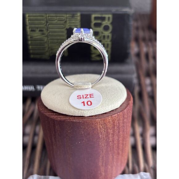 Bomb Party Ring RG58301 “I'll Think Of You Always” Size 10 Lavender Fluorite - Picture 2 of 4